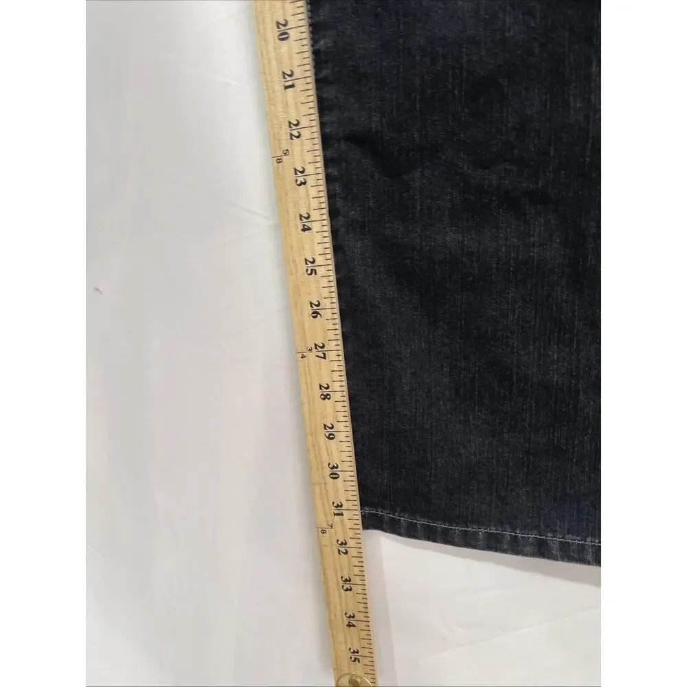 CALVIN KLEIN Men’s EASY FIT BLACK JEANS Size 34x32 Baggy Wide Leg